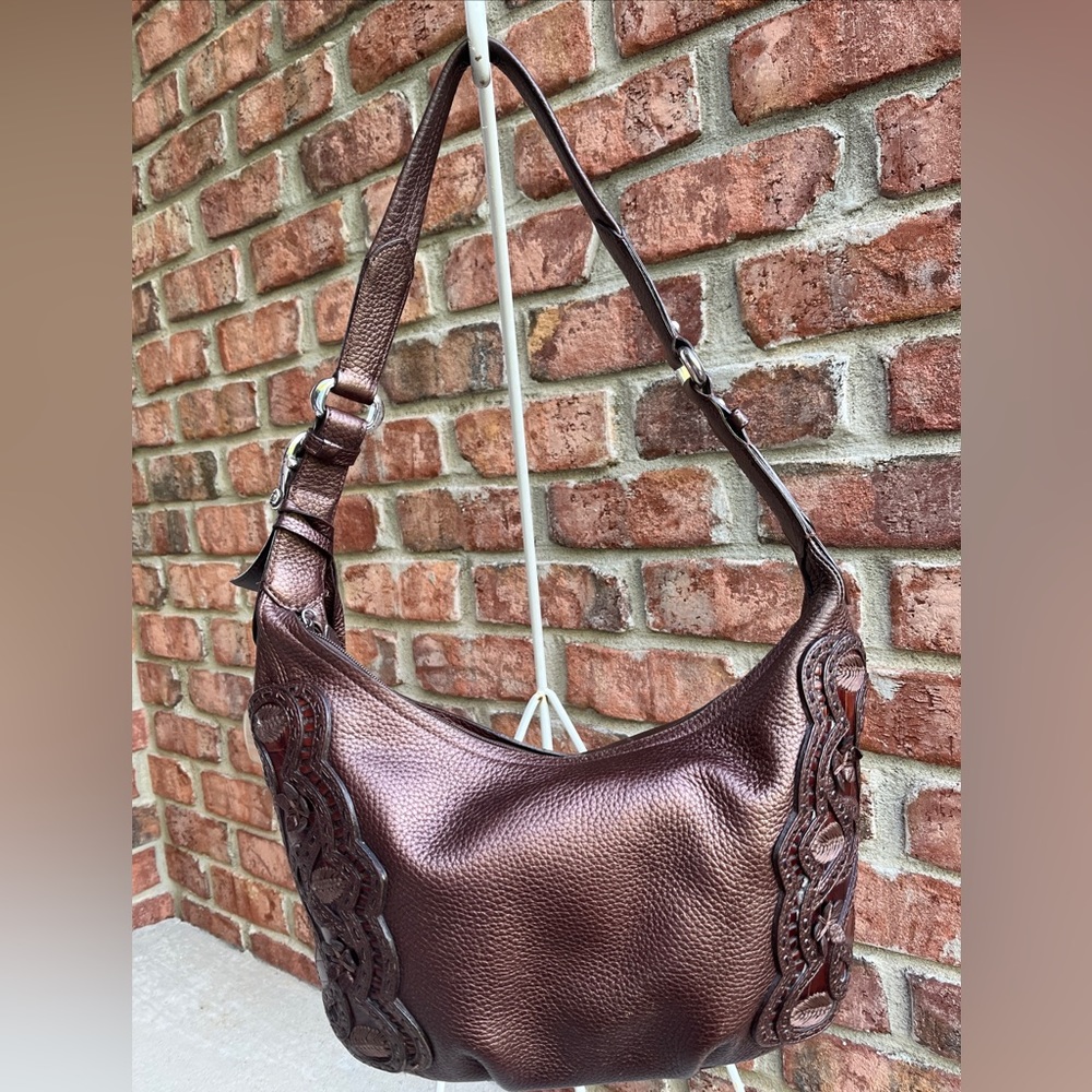 Brighton Leather Shoulder Bag D500680 Purse Bronze